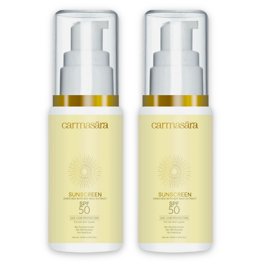 Carmasara SPF 50 PA+++ Sunscreen - Pack Of 2